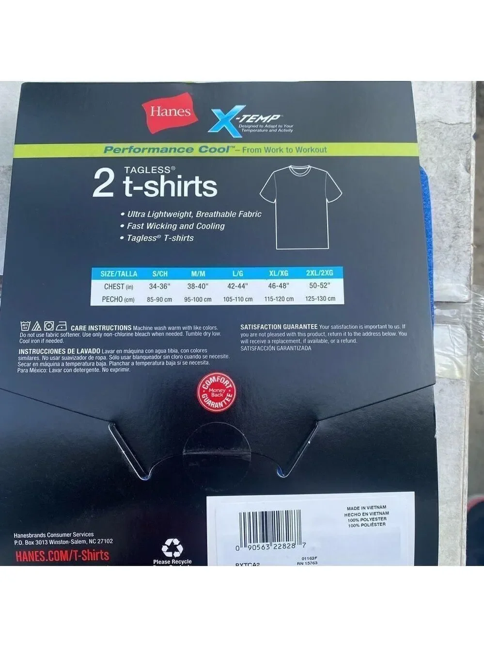 Hanes X-Temp T shirts Tagless